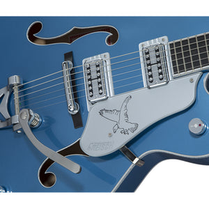 Gretsch G6136T-59-LPB Ltd Ed Falcon Electric Guitar w/Bigsby, Ebony FB, Lake Placid Blue