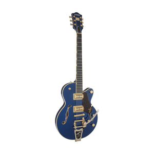 Gretsch G6659TG Players Edition Broadkaster Jr Centre Block Single-Cut Guitar w/String-Thru Bigsby, Azure Metallic