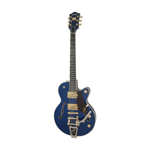 Gretsch G6659TG Players Edition Broadkaster Jr Centre Block Single-Cut Guitar w/String-Thru Bigsby, Azure Metallic