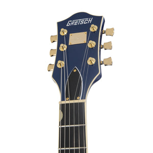 Gretsch G6659TG Players Edition Broadkaster Jr Centre Block Single-Cut Guitar w/String-Thru Bigsby, Azure Metallic