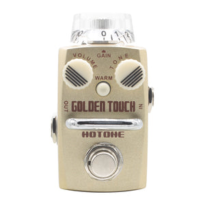 Hotone Skyline Series Golden Touch Analog Overdrive Guitar Effects Pedal