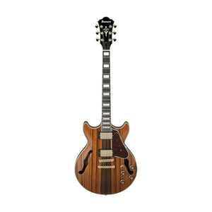 Ibanez Artcore Expressionist AM93ME-NT Semi-Hollow Electric Guitar, Macassar Ebony