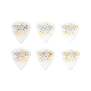 Ibanez B1000SVR-WH Steve Vai Signature Guitar Pick Set, White, 6pcs