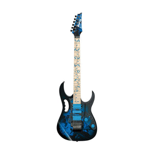 Ibanez JEM77P-BFP Steve Vai Signature Electric Guitar w/Gig Bag, Blue Floral Pattern