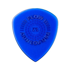 Jim Dunlop 549P073 Flow Standard Grip Picks, .73mm, 6-Pack