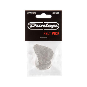 Jim Dunlop 8012P Felt Pick, Standard, 3-Pack