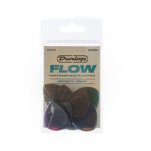 Jim Dunlop PVP114 Flow Variety Guitar Pick, Pack of 8