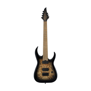 Jackson Pro Series Misha Mansoor Juggernaut HT7P Electric Guitar, Caramelized Maple FB, Black Burst