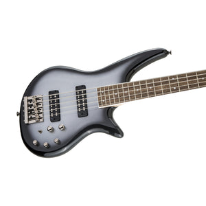 Jackson JS Series Spectra JS3 5-String Bass Guitar, Laurel FB, Silverburst