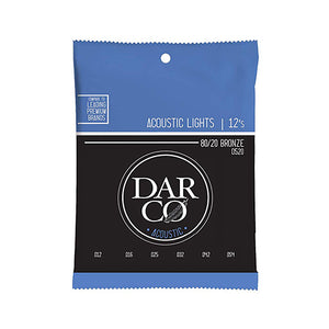 Martin Darco 80/20 Acoustic Guitar Strings, Light