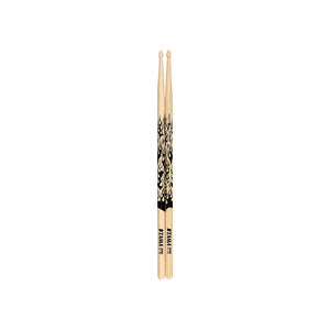 TAMA 7A-F Design Series Rhythmic Fire Oak Drum Sticks, Natural