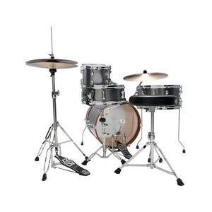 TAMA LJK48H4-GXS Club-JAM Kit 4-Piece w/Hardware+Throne, Galaxy Silver