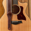 Taylor 500 Series Century Leather Guitar Strap, Medium Brown/Cordovan/Ivory, 2.5inch