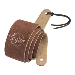 Taylor Suede Guitar Strap, Chocolate