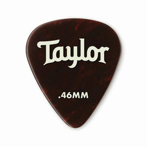 Taylor Celluloid 351 Picks, Tortoise, 0.46mm, 12-Pack