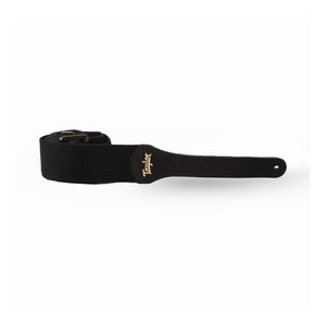 Taylor GS Mini Guitar Strap, Black Cotton, 2inch