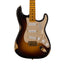 Fender Custom Shop Ltd Ed 1955 Bone Tone Relic Stratocaster Electric Guitar, Wide-Fade 2-Color Sunburst