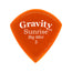 Gravity Sunrise Big Mini 3.0mm Guitar Pick, Polished Orange